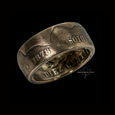 1942 Silver Coin Ring