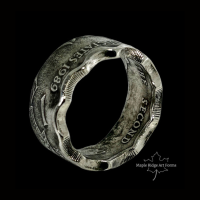 1989 Silver Coin Ring
