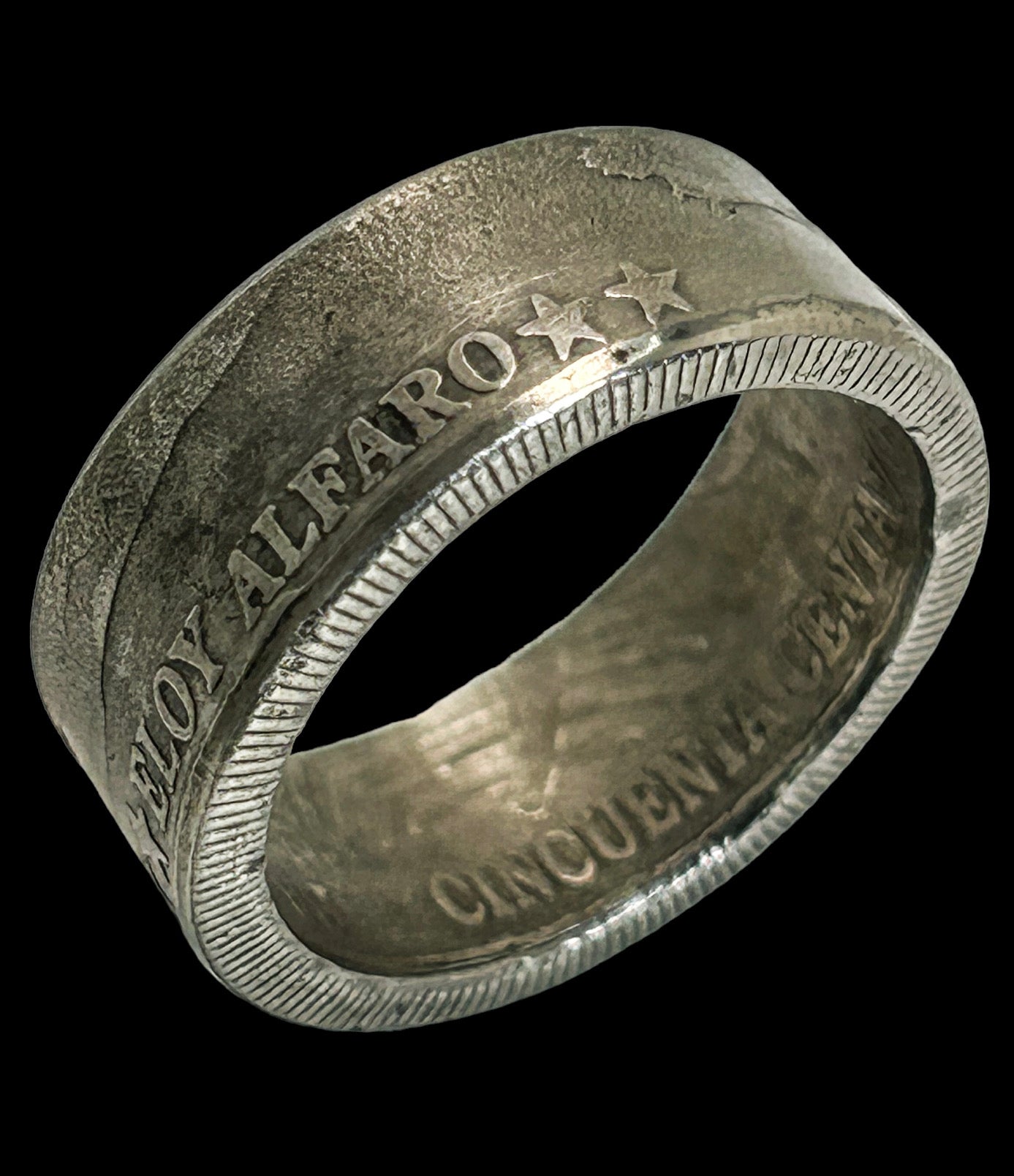 Eloy Alfaro Coin Ring