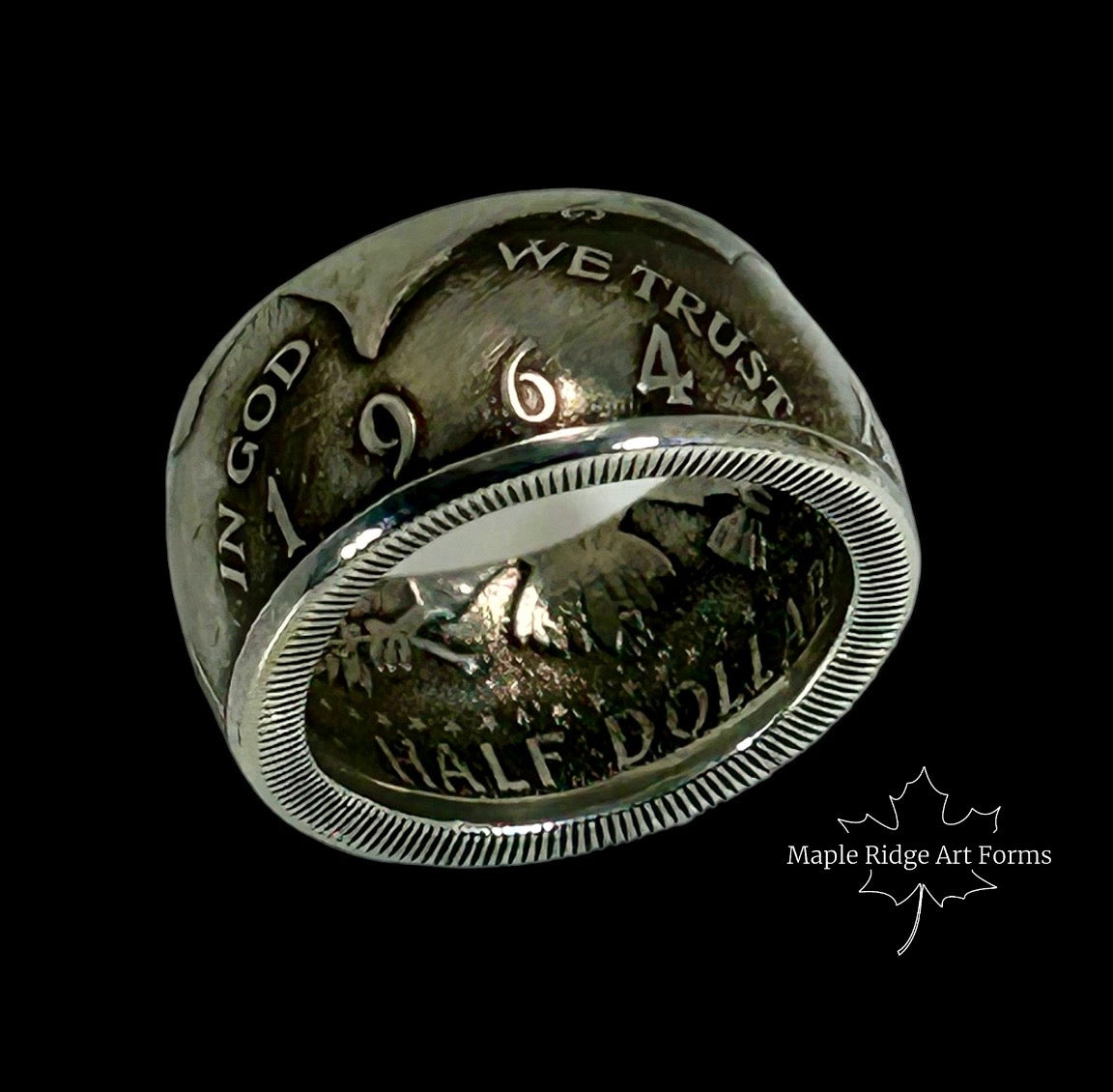 1964 Silver Coin Ring
