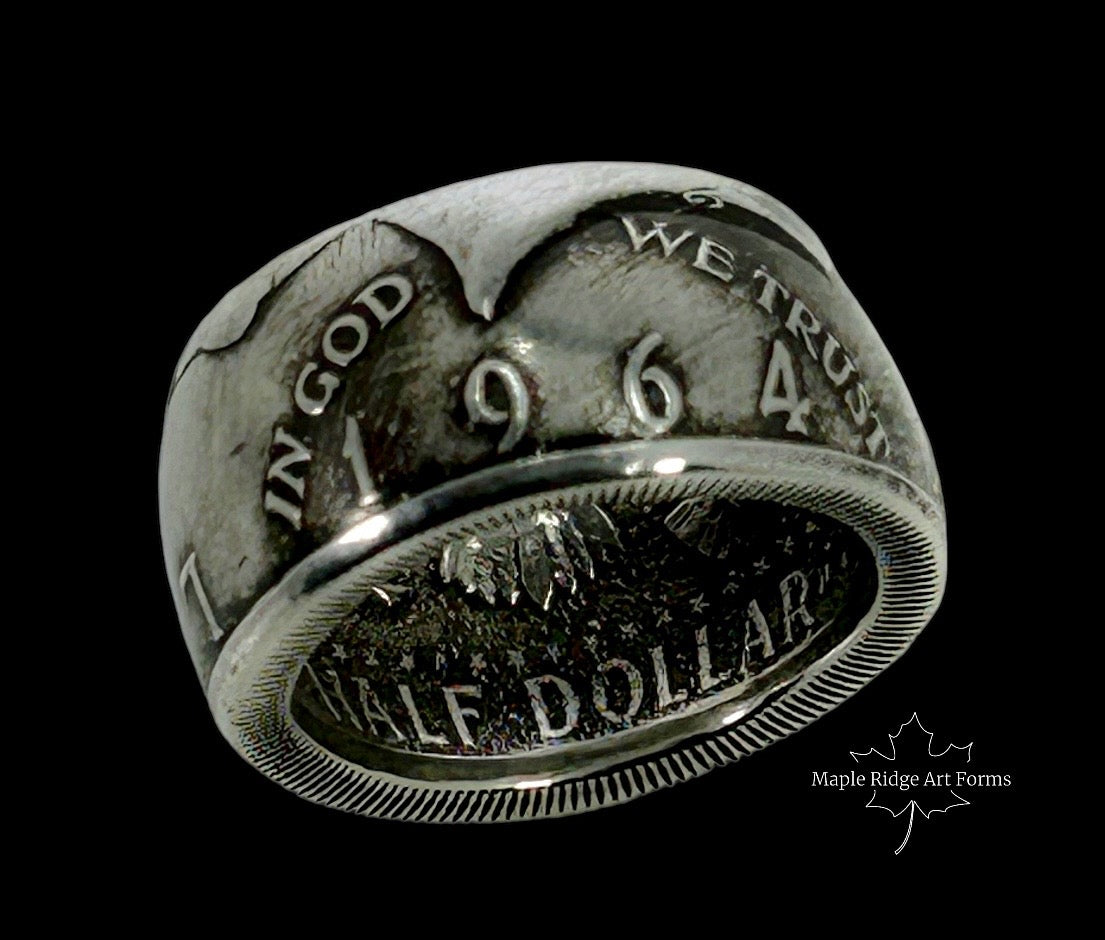 1964 Silver Coin Ring
