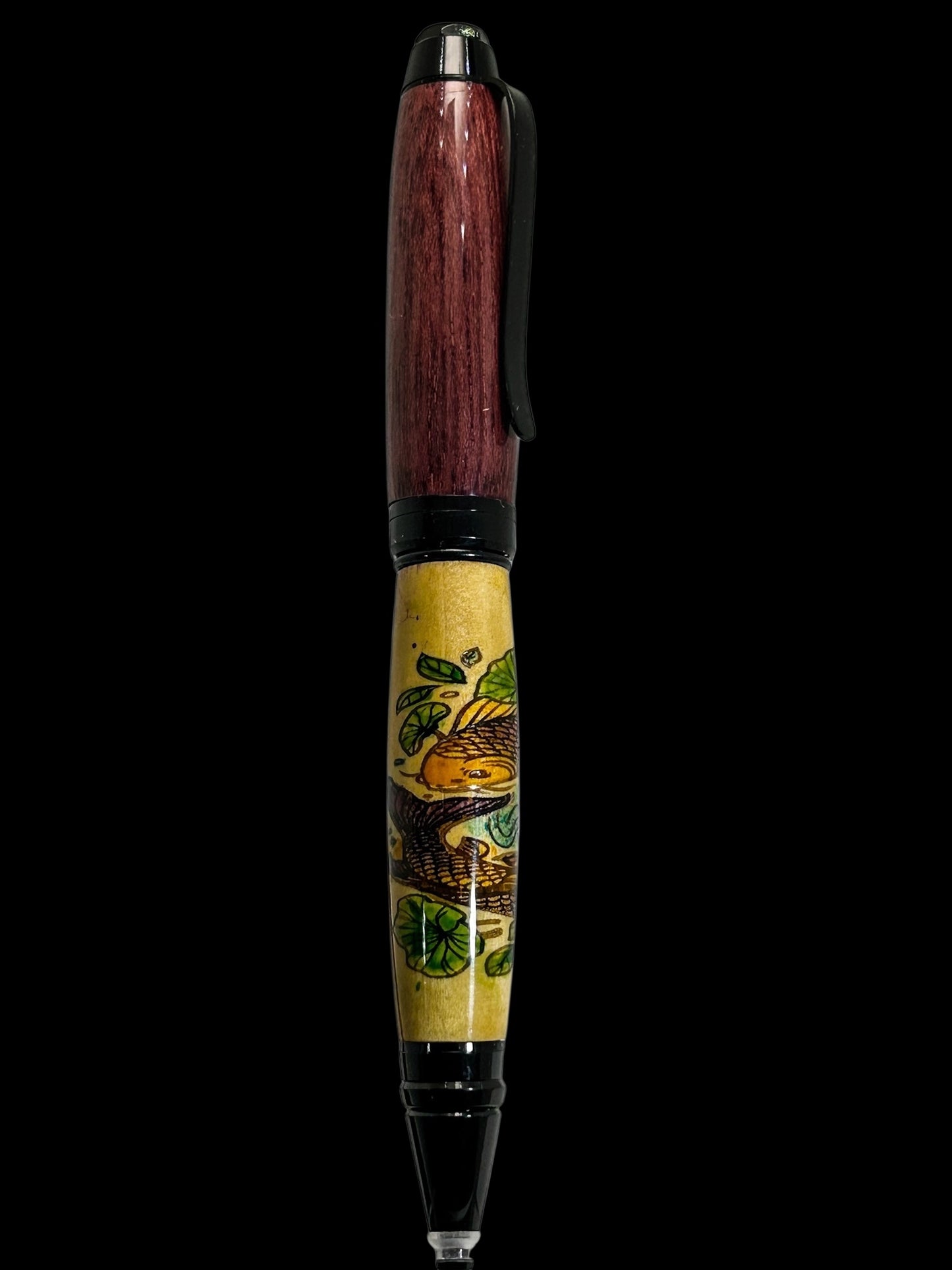 Hand painted Koi Pen