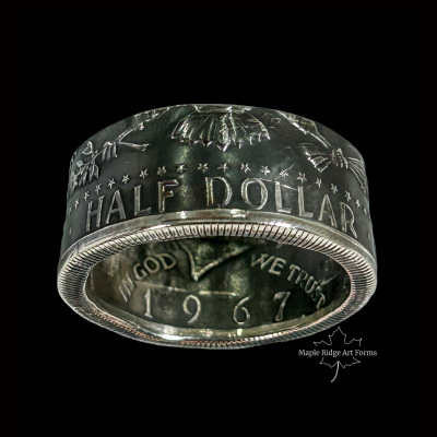 1967 Silver Coin Ring
