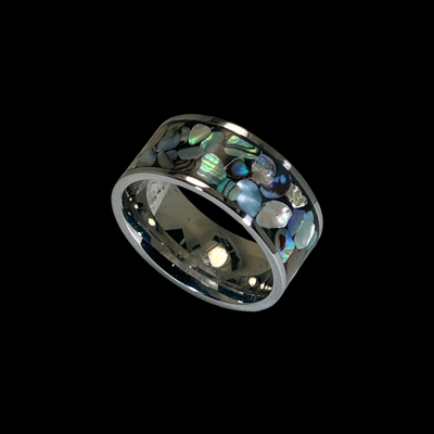 Abalone Silver Ring