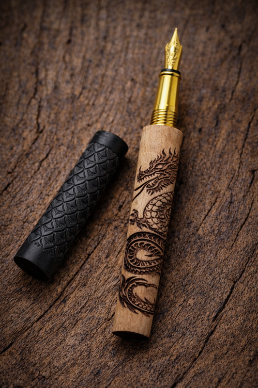 Laser Engraved Fountain Pen