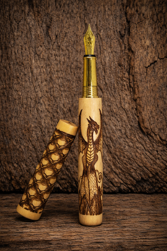 Laser Engraved Fountain Pen