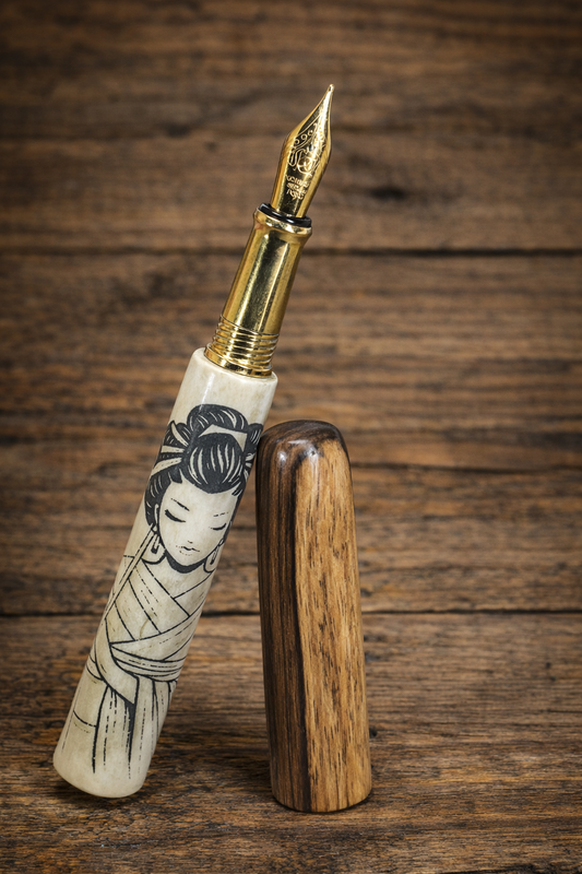 Laser Engraved Fountain Pen