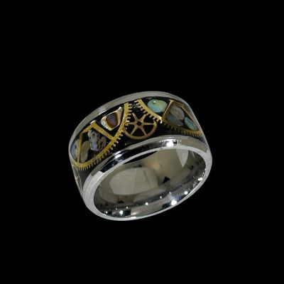 Silver Watch Part Ring
